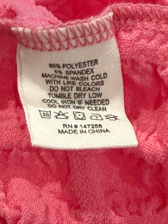 SIMPLY SOUTHERN Bubble Ruffle Dress Pink Size M NEW - Picture 5 of 5